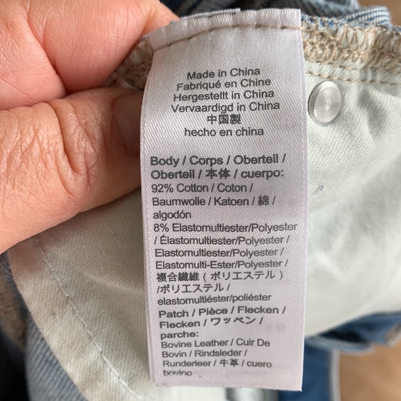 J Crew Slouchy Boyfriend Denim Jean Women 27 Floral Leg Patch - Picture 10 of 11